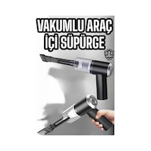 Araç İçi Süpürge Filtreli Şarjlı Süpürge Vakumlu Yıkanabilir -