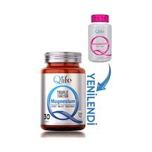 Qlife Magnezyum Triple Sitrat ve Malat ve Bisglisinat 30 Tablet﻿﻿