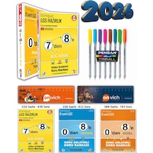 Tonguç Akademi 8. Sınıf 0 Dan 8 E Hazırlık 7 Den 8 E Yaz Tatili Tekrar Seti 5 Kitap - Açık Hava Etkinlikleri Hediye