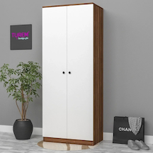 Özel Yapım 2 Kapılı Gardrop Mdf Antrasit