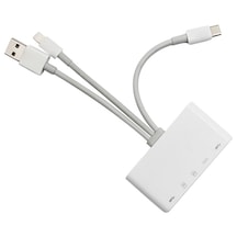 Ally 3 In1 Iphone Usb C Usb A Kamera Okuyucu Kart Okuyucu