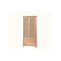 Masifart Abby Hasırlı Çekmeceli Kitaplık Cilasız Ham Diğer