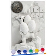 Ice Age Sid 15 Cm Taş Biblo Çocuk Boyama Etkinliği