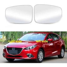 1 Adet Sol Isıtma Yok-mazda 3 Axela 2013 2014 2015 2016 Araba Aksesuarları Dış Parça Yan Aynalar Yansıtıcı Lens Dikiz Aynası Lensler Cam