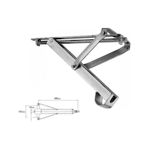 Karavan Köşe Destek Ayağı Krikolu Galvaniz 800 Kg-444