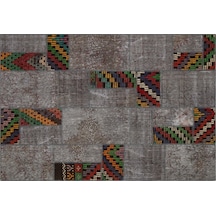Eşsiz Güzelliğe Sahip Patchwork Halı 160 X 230 Cm 6283