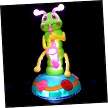 Aromee 2 Adet Tırtıl Müzik Oyuncak Bebek Müzikli Oyuncak Yürümeye - Çeşitli Renkx3 Adet