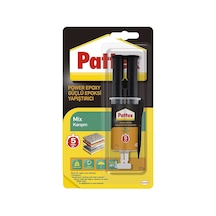 Pattex 1380802 Güçlü Epoksi Yapıştırıcı Mix Karışım Şeffaf 27 Ga