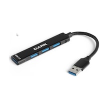 Dark Connect Master X4 Dk Ac Usb310 4Port Usb 3.0 Siyah Usb Çokl