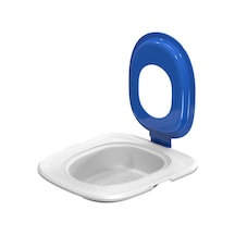 Maiyame Kedi Tuvalet Eğitici Seti - Çok Katlı Çıkarılabilir Yeniden Kullanılabilir Kedi Kuru Kumu Tepsisi - Toilet Eğitimi İçin Mavi Abs Eğitici Aracı