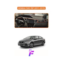 Honda Cıvıc Fb7 2011-2015 Torpido Örtüsü Güneşten Korur Kolay Montaj Tam Uyum F58 Torpido Halısı