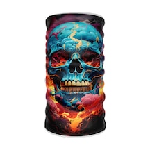 Bebo Store Extreme Spor Motor Ve Bisiklet Kullananlara Özel Desenli Buff Boyunluk Bandana Balaklava Kuru Kafa-10