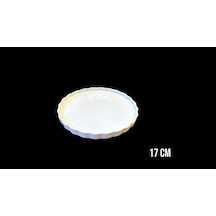 Roy King Twist 17 Cm Porselen Tatlı Tabak Hrn003-6 Beyaz