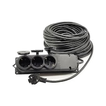 Topart 01558 20 Metre Grup Prizli Uzatma 3x2,5 Kablo