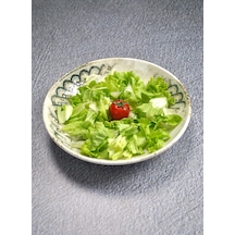 1 Adet Porselen Salata Çukur Sunum Servis Tabağı 25 Cm- Mezopotam