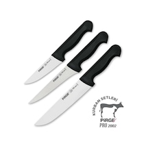 Pirge Pro2002 Kurban Bıçak Seti 3 Lü