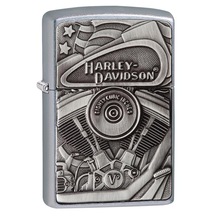 Zippo Harley Davidson Motor Flag Emblem Çakmak
