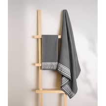 Koza Home Limira 2li Antrasit Çeyiz Havlu Seti 50x90-70x140 2254 Antrasit