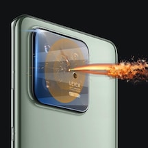 Xiaomi 13 İle Uyumlu Kamera Lens Koruma Xiaomi Mi 13 İle Uyumlu Halcyon Tam Kaplayan Kamera Koruma Şeffaf 50 x 22