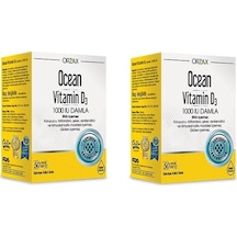 Ocean Vitamin D3 1000 Iu Damla 50 ML 2 Adet