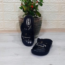 Fiyra Kajma Siyah Renk Erkek Çocuk Günlük Terlik 001