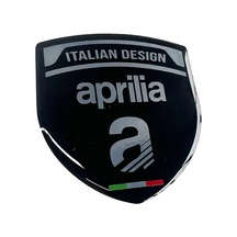 Aprilia 3d Gümüş Arma Sticker Redlinegrafik