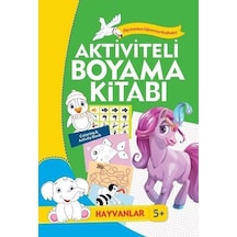Hayvanlar-Aktiviteli Boyama Kitabı 5+- Koloni Çocuk Yayınları