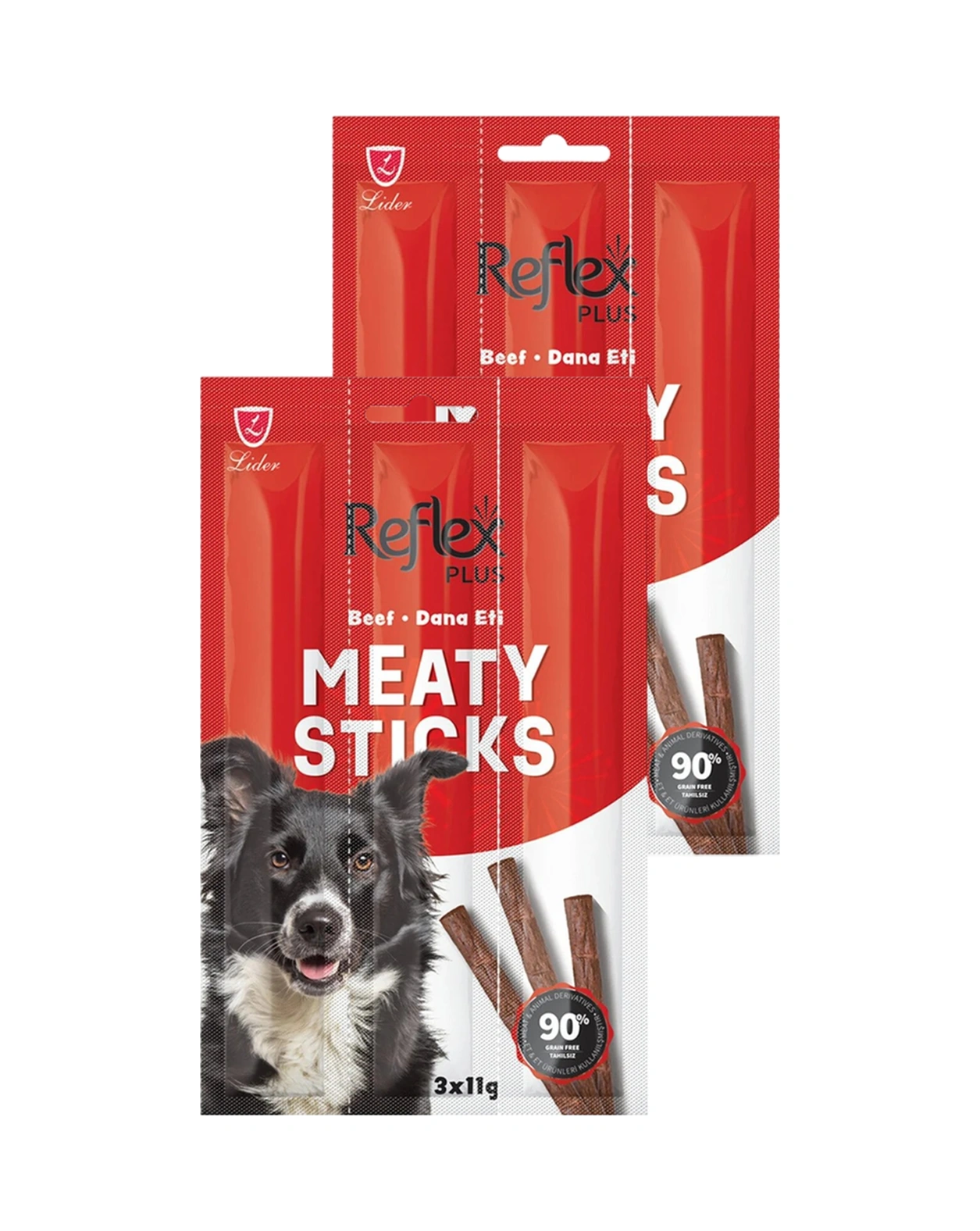 Meaty Sticks Dana Etli Köpek Ödül Çubuğu 3x11gr İkili Paket
