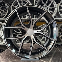 19 İnç 5x112 Mercedes E200 Siyah Elmas Kesim Jant Modeli 4 Adet