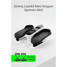 T-232 Stepper Egzersiz Aleti / Led Ekran / Ayarlanabilir Hız / Uzaktan Kumanda / Direnç Lastiği