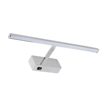 40 Cm Uzunlukta 8w Led Ayna & Resim Apliği, Krom Kaplama, Modern Tasarım 10 Parça Siyah