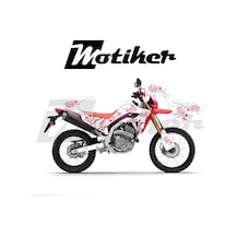 Honda Crf 250l 2025-2026 Model Sakura Çiçeği Beyaz Üzeri Pembe Çi