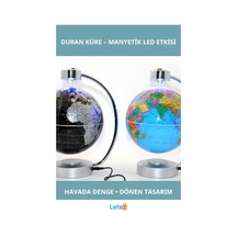 Manyetik Ledli Havada Duran Küre Modern Dekorasyon İçin 1 Adet