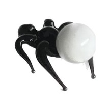 El Yapımı Mini Murano Cam Örümcek Biblo A127-06