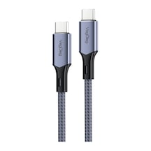100w 5a E-mark Çipli Pd Type-c To Type-c Hızlı Şarj Ve Data Kablosu 1.2 Metre Diğer