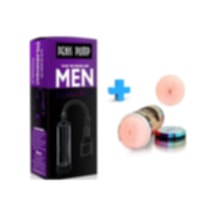 Truva Shop Penis Pump Men Siyah Vakumlu Penis Pompası +Aerospace Suni Vajina