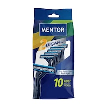 5 Adet Mentor Çift Bıçak Tıraş Bıçağı 10'lu