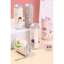 Berdina Home 5'li Sevimli Kola Kutusu Şekilli Anahtarlık Islak Mendil