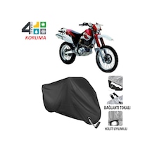 Yamaha Tt 600 R Motosiklet Brandası ( Kilit Uyumlu - Siyah