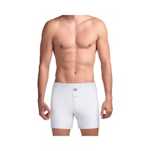 The Don Traditional Uzun Paçalı Erkek Boxer Beyaz Renk