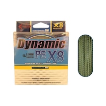 Captain Dynamic Soft Pe 8 Örgü Spin İp Misina 150mt Yeşil Standart - 0.06 Mm