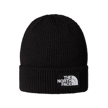 The North Face Tnf Logo Box Cuffed Unisex Bere Nf0a8chejk31 Siyah