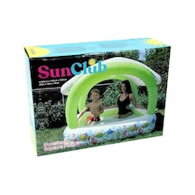 Sunclub 51016 Gölgelikli Havuz 143x143x123 Çok Renkli