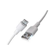 Coral Usb A-c Hızlı Şarj Kablosu Beyaz + Beyaz Uç 120 Cm
