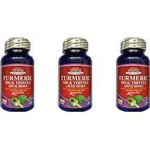 Vitapol Turmeric Milk Thistle Artichoke Gluten Free 100 Kapsül 3