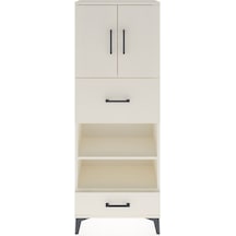 Arges Dolap 4 Raflı 2 Çekmeceli 2 Kapaklı 60x30x163 Aytaşı-aytaşı Aytası