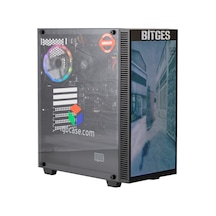 Bitges RGB LED Ekranlı 600W 80+ Oyuncu Bilgisayar Kasası