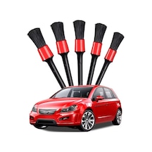 Oto Motto Oto Detay Fırçası Seti 5'li Farklı Boyutlarda Detay Fırçası Araba Oto Klima Temizleme Fırçası