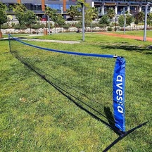 Delux Serisi Spor Filesi Açık Alan Eğlence Ptf-200 Portatif Tenis File Set 6,1 Mt Çok Renkli