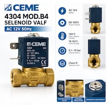 Ceme 4304 Mod.b4 Solenoid Valf Ac 12v 50hz 10 Bar